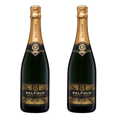 Balfour Leslies Reserve Gold English Sparkling 75cl Duo Gift Set